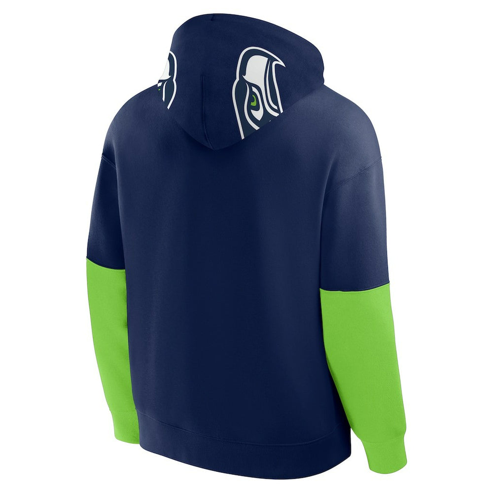 Seattle Seahawks Helmet Pullover Hoodie - College Navy outlet