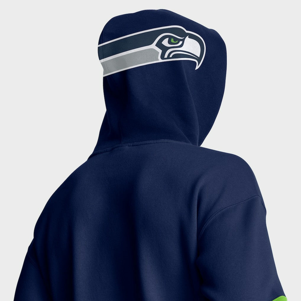 Seattle Seahawks Helmet Pullover Hoodie - College Navy outlet