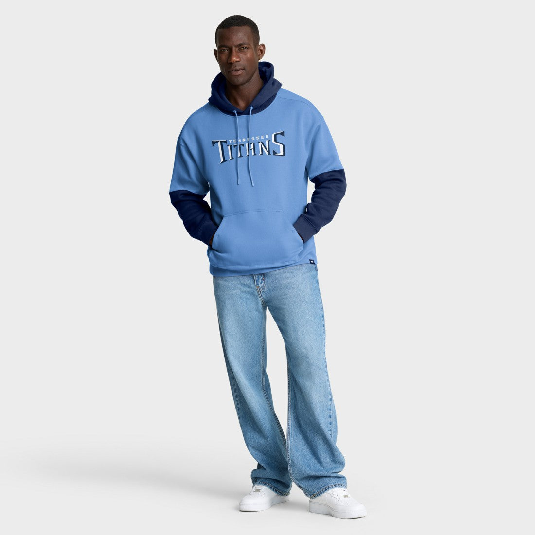 Tennessee Titans Helmet Pullover Hoodie - Light Blue outlet