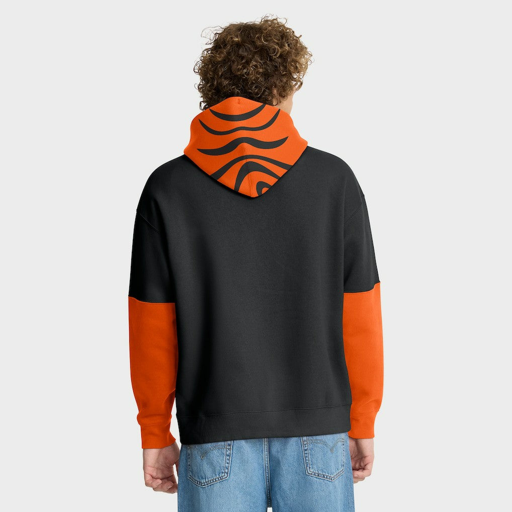 Cincinnati Bengals Helmet Pullover Hoodie - Black cheap