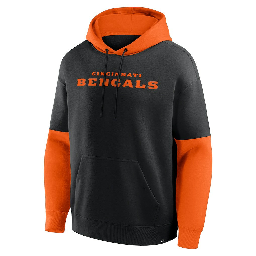Cincinnati Bengals Helmet Pullover Hoodie - Black cheap