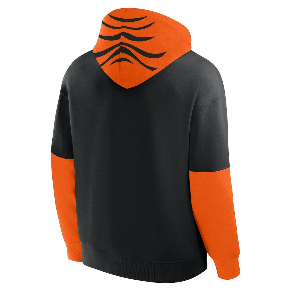 Cincinnati Bengals Helmet Pullover Hoodie - Black cheap