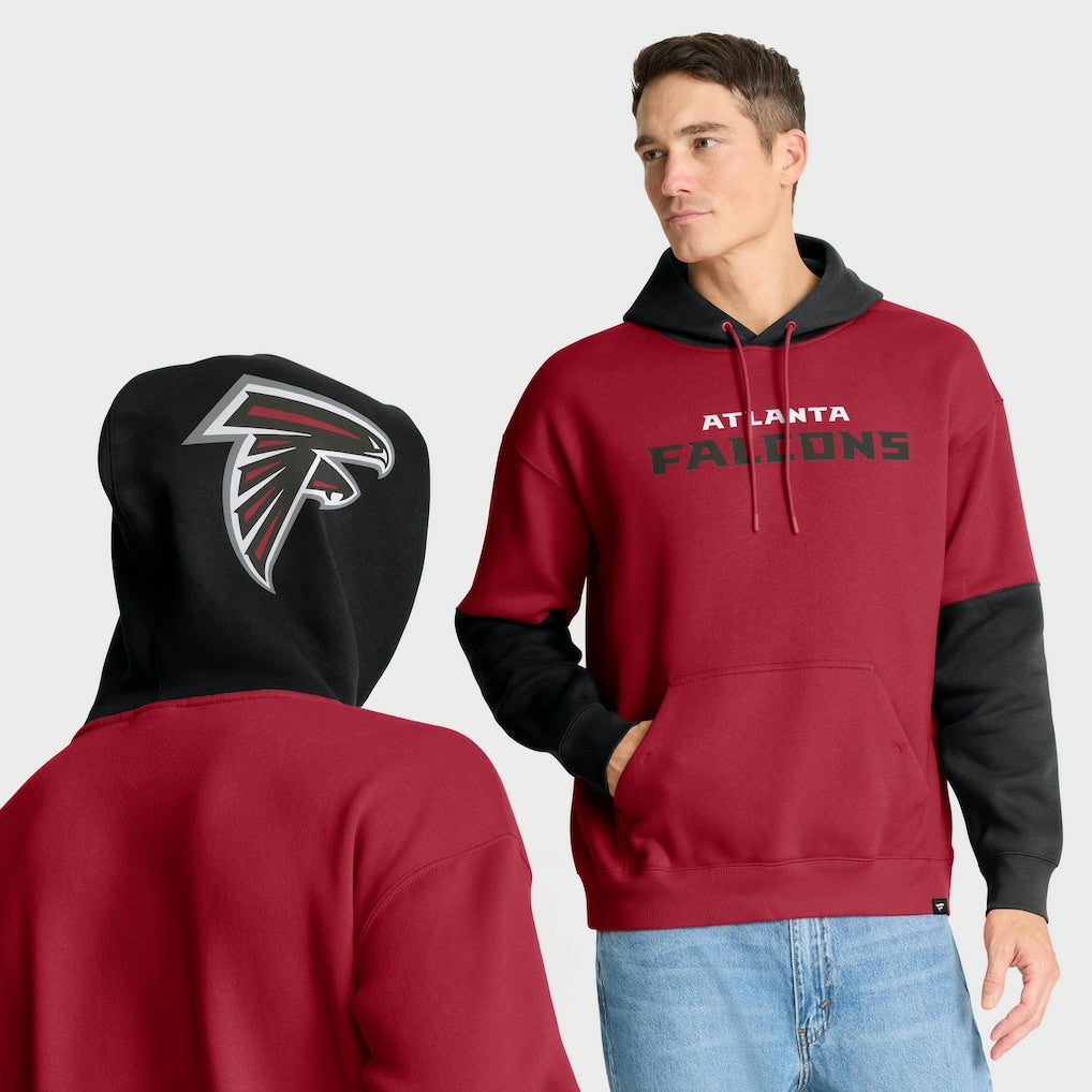 Atlanta Falcons Helmet Pullover Hoodie - Red discount