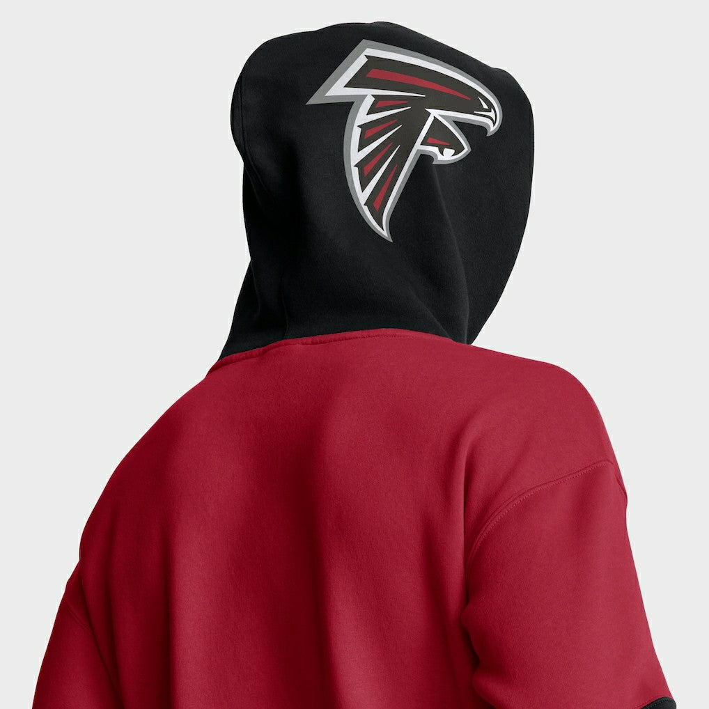 Atlanta Falcons Helmet Pullover Hoodie - Red discount