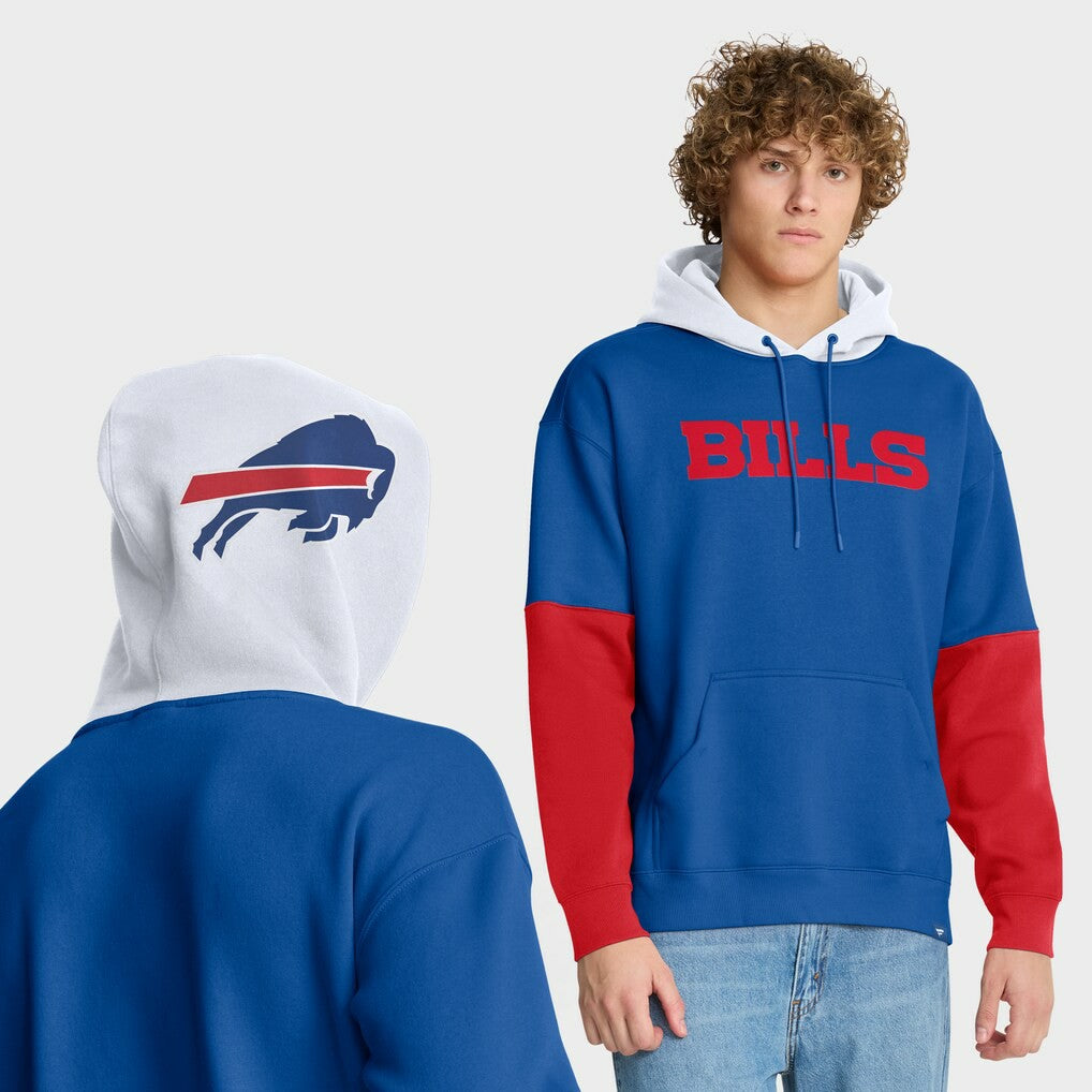 Buffalo Bills Helmet Pullover Hoodie - Royal on sale