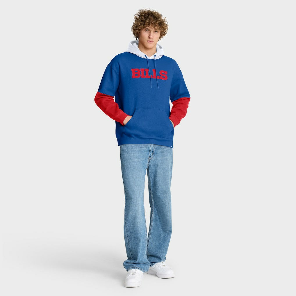 Buffalo Bills Helmet Pullover Hoodie - Royal on sale