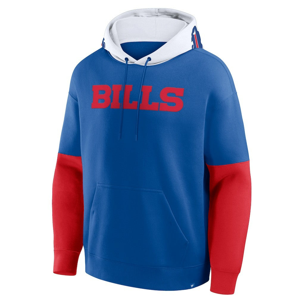 Buffalo Bills Helmet Pullover Hoodie - Royal on sale
