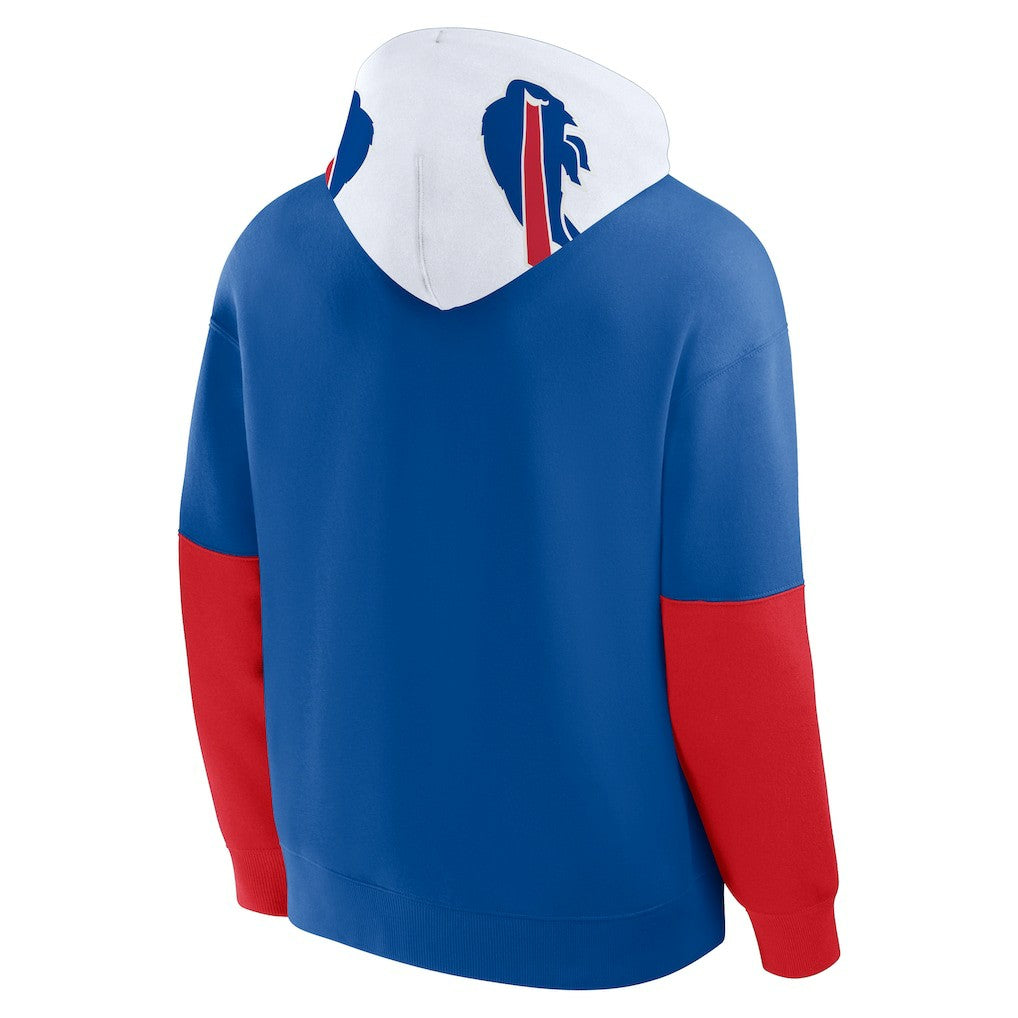 Buffalo Bills Helmet Pullover Hoodie - Royal on sale