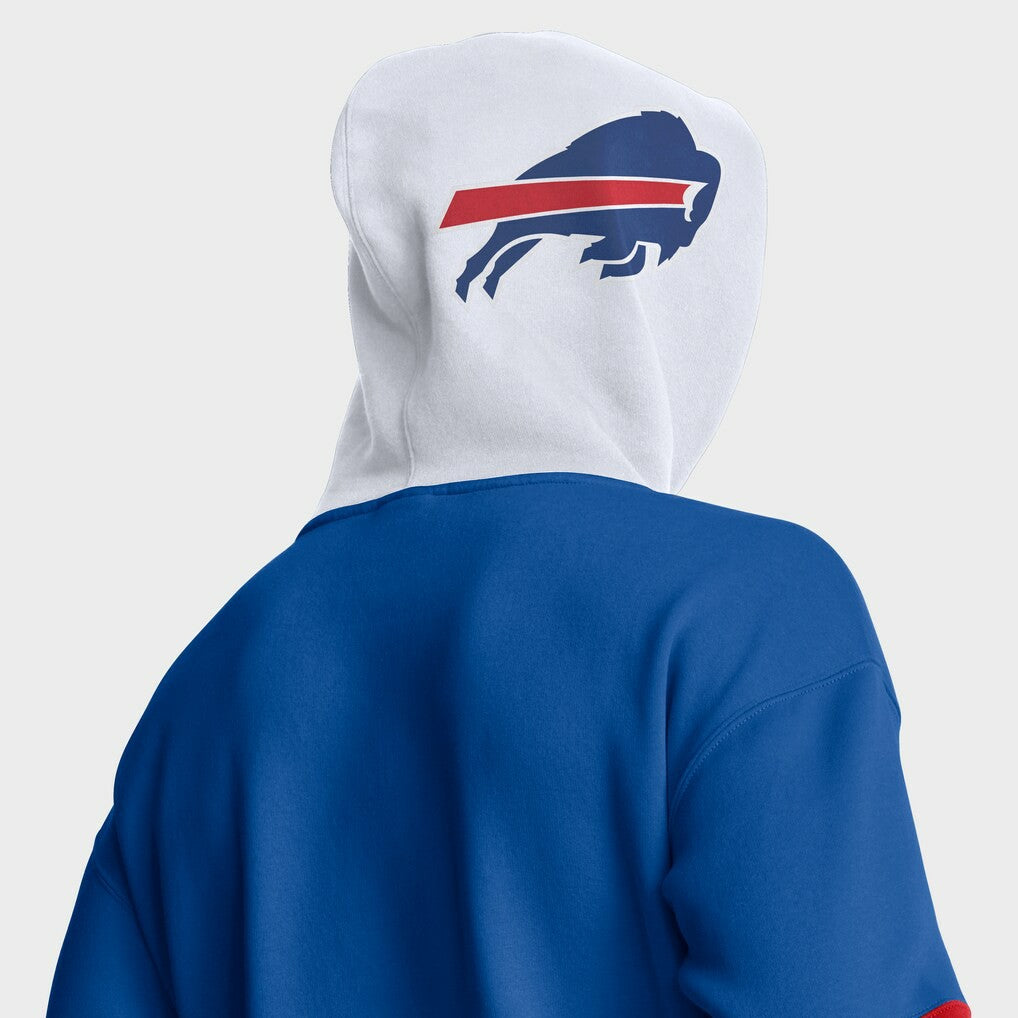 Buffalo Bills Helmet Pullover Hoodie - Royal on sale