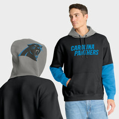 Carolina Panthers Helmet Pullover Hoodie - Black cheap