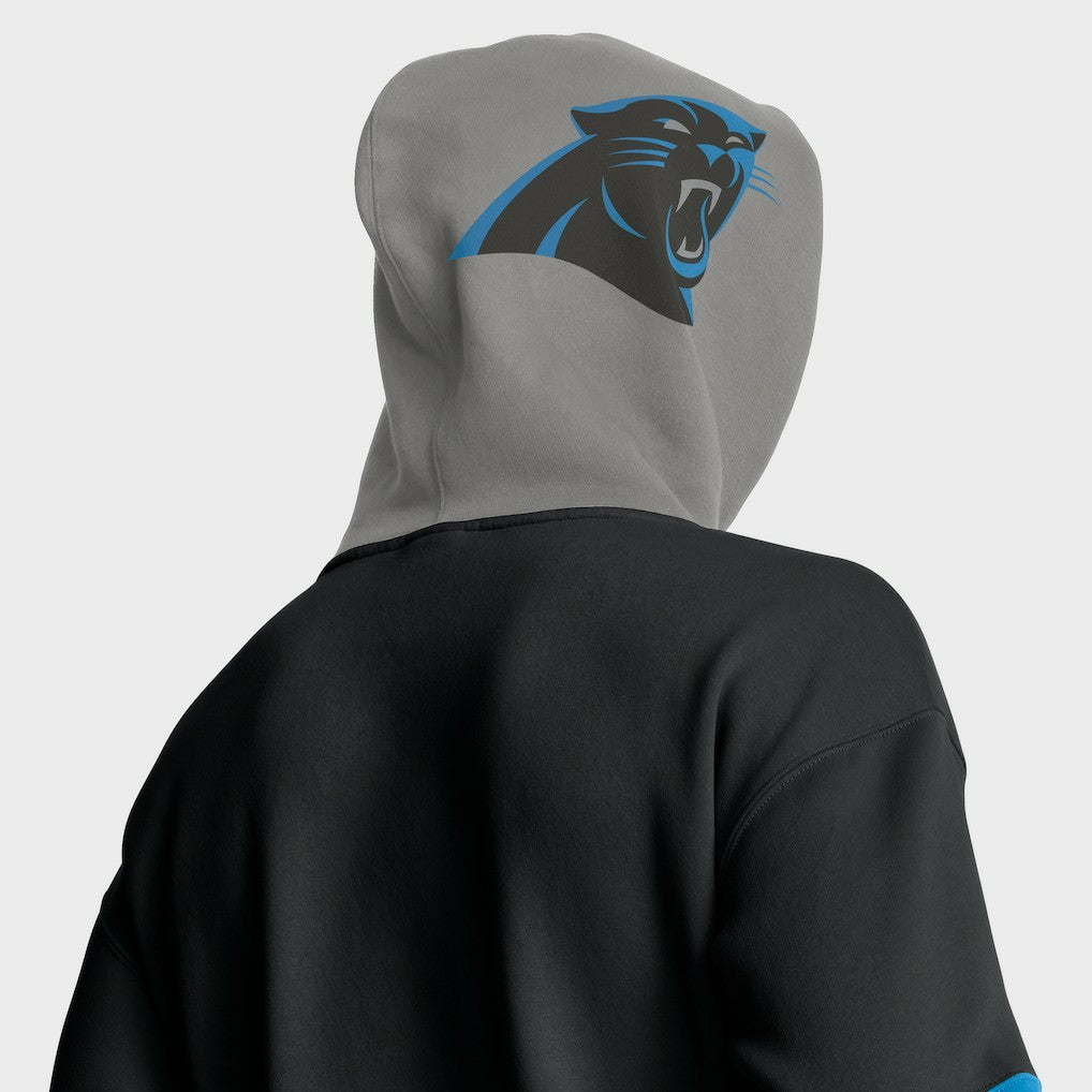 Carolina Panthers Helmet Pullover Hoodie - Black cheap