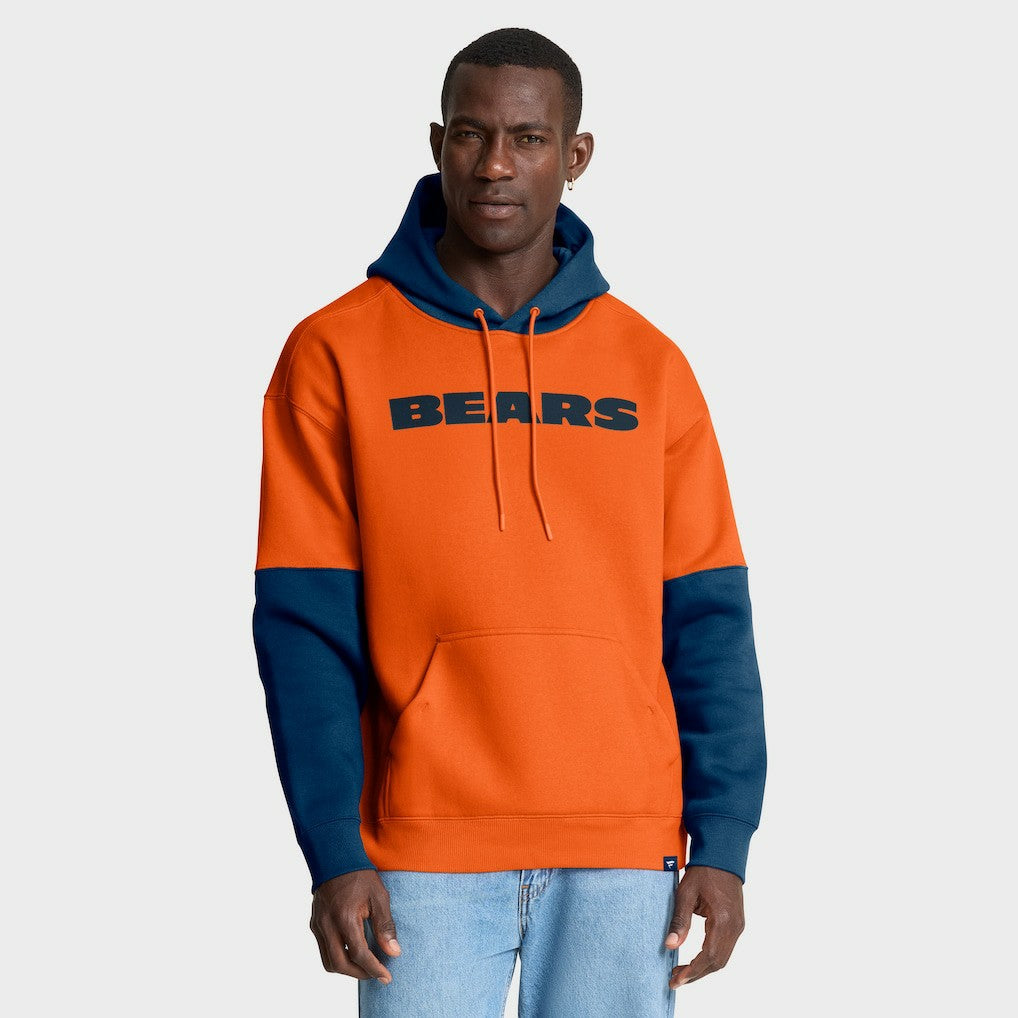 Chicago Bears Helmet Pullover Hoodie - Orange discount