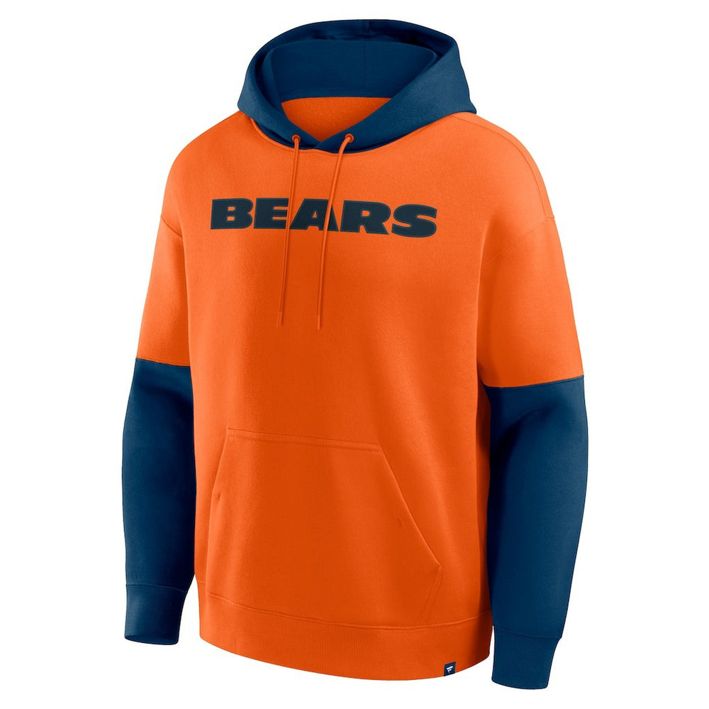 Chicago Bears Helmet Pullover Hoodie - Orange discount