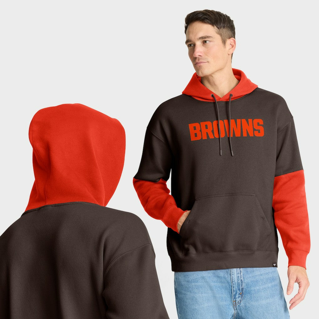 Cleveland Browns Helmet Pullover Hoodie - Brown sale