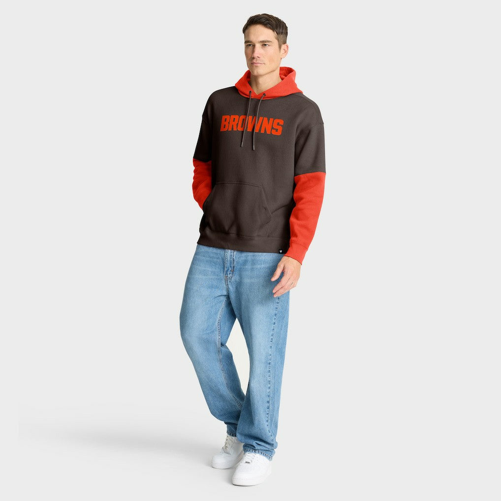 Cleveland Browns Helmet Pullover Hoodie - Brown sale