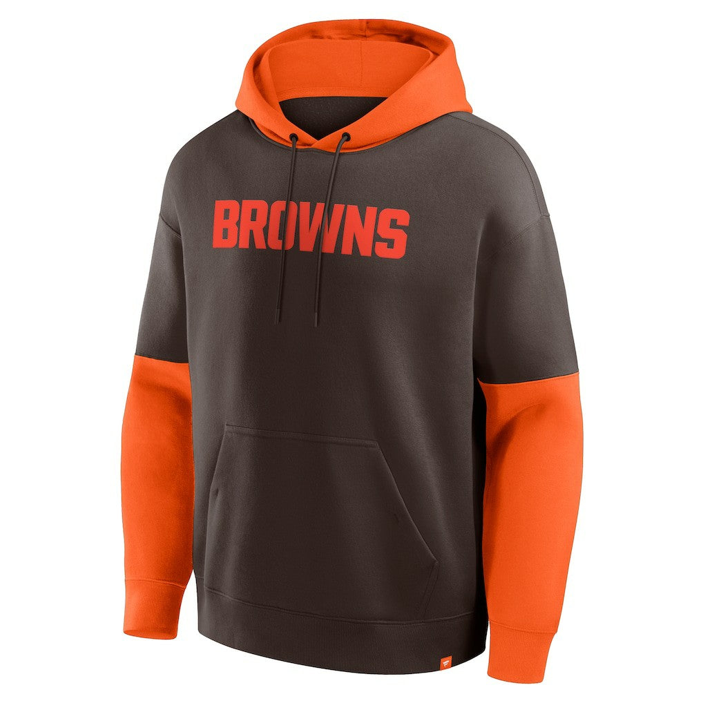 Cleveland Browns Helmet Pullover Hoodie - Brown sale