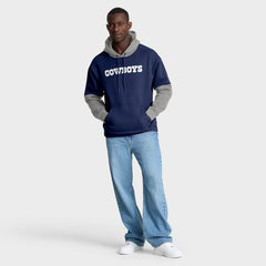 Dallas Cowboys Helmet Pullover Hoodie - Navy discount