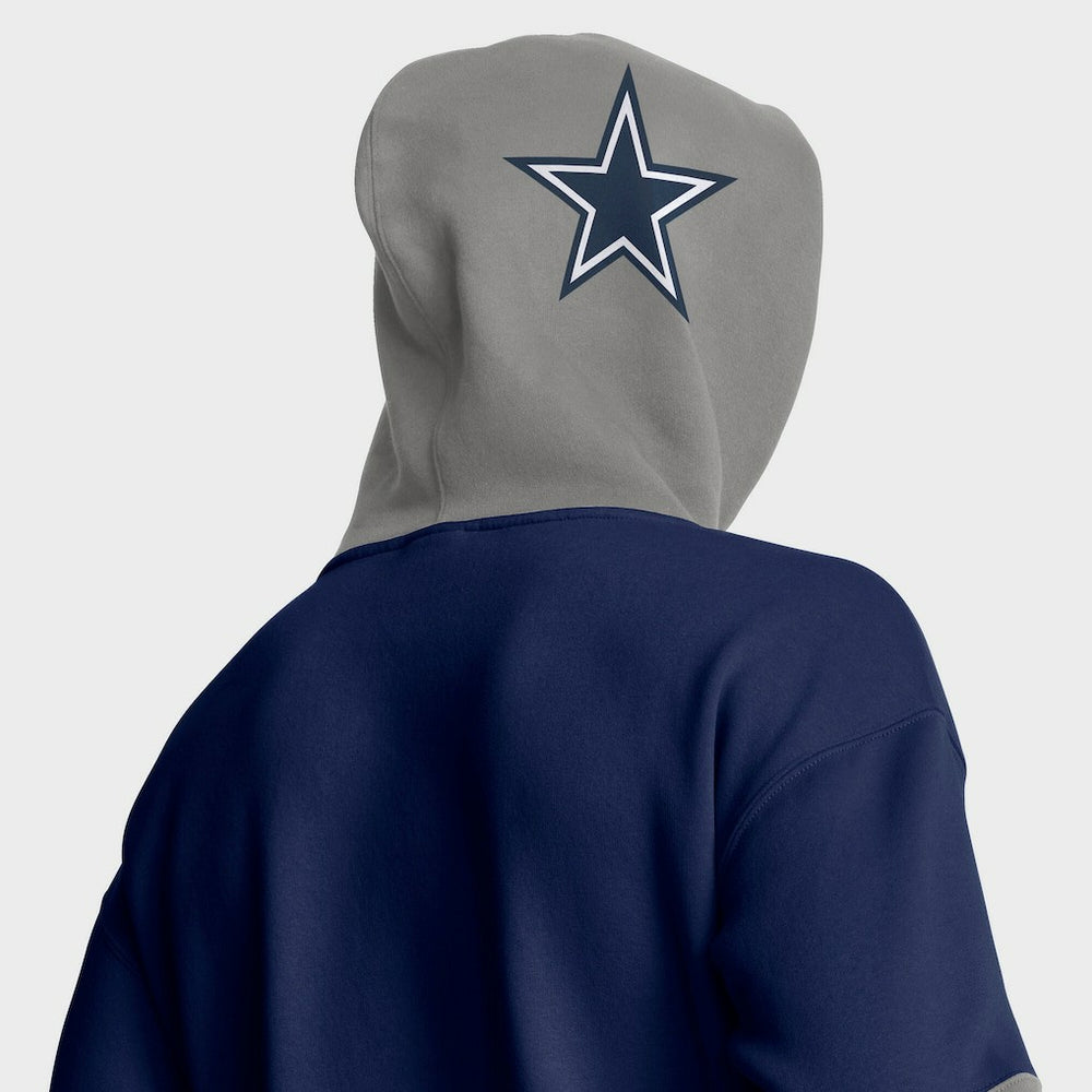 Dallas Cowboys Helmet Pullover Hoodie - Navy discount