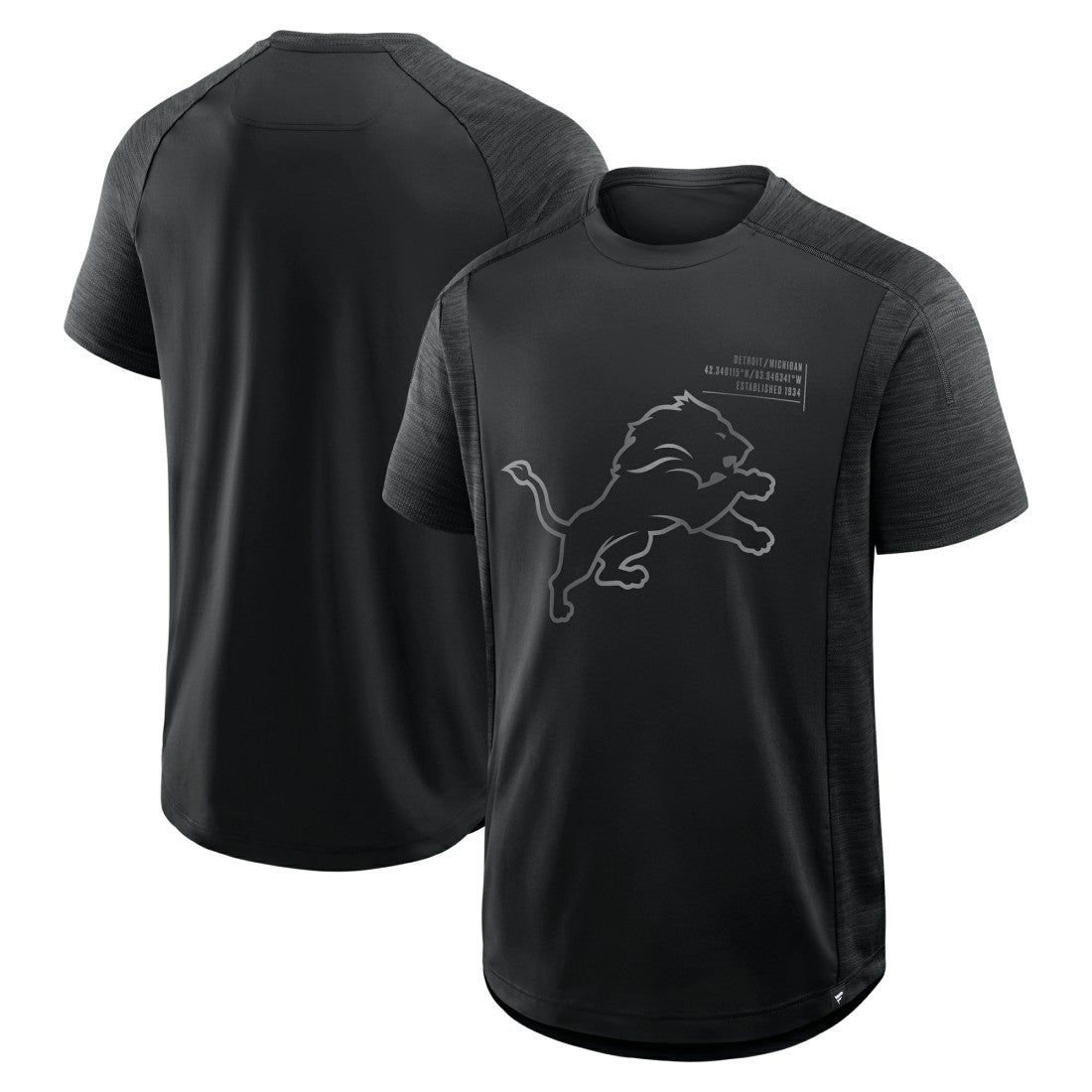Detroit Lions Deceptive Juke T-Shirt - Black discount