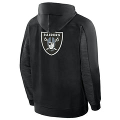 Las Vegas Raiders Checkdown Pass Full-Zip Hoodie - Black on sale
