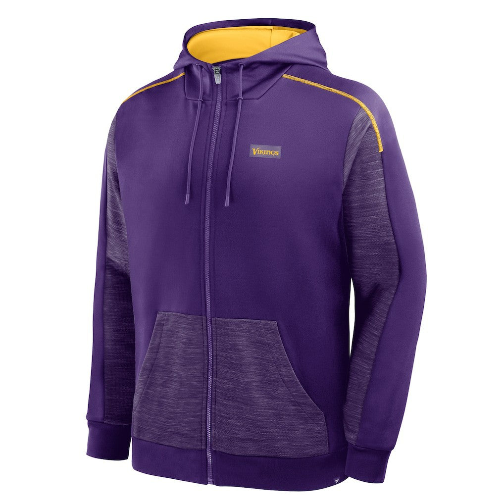 Minnesota Vikings Checkdown Pass Full-Zip Hoodie - Purple for sale
