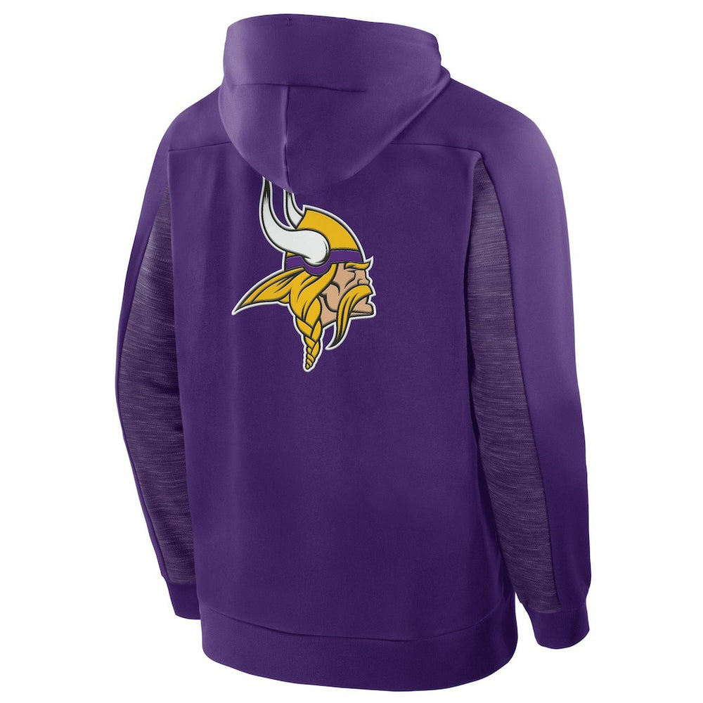 Minnesota Vikings Checkdown Pass Full-Zip Hoodie - Purple for sale