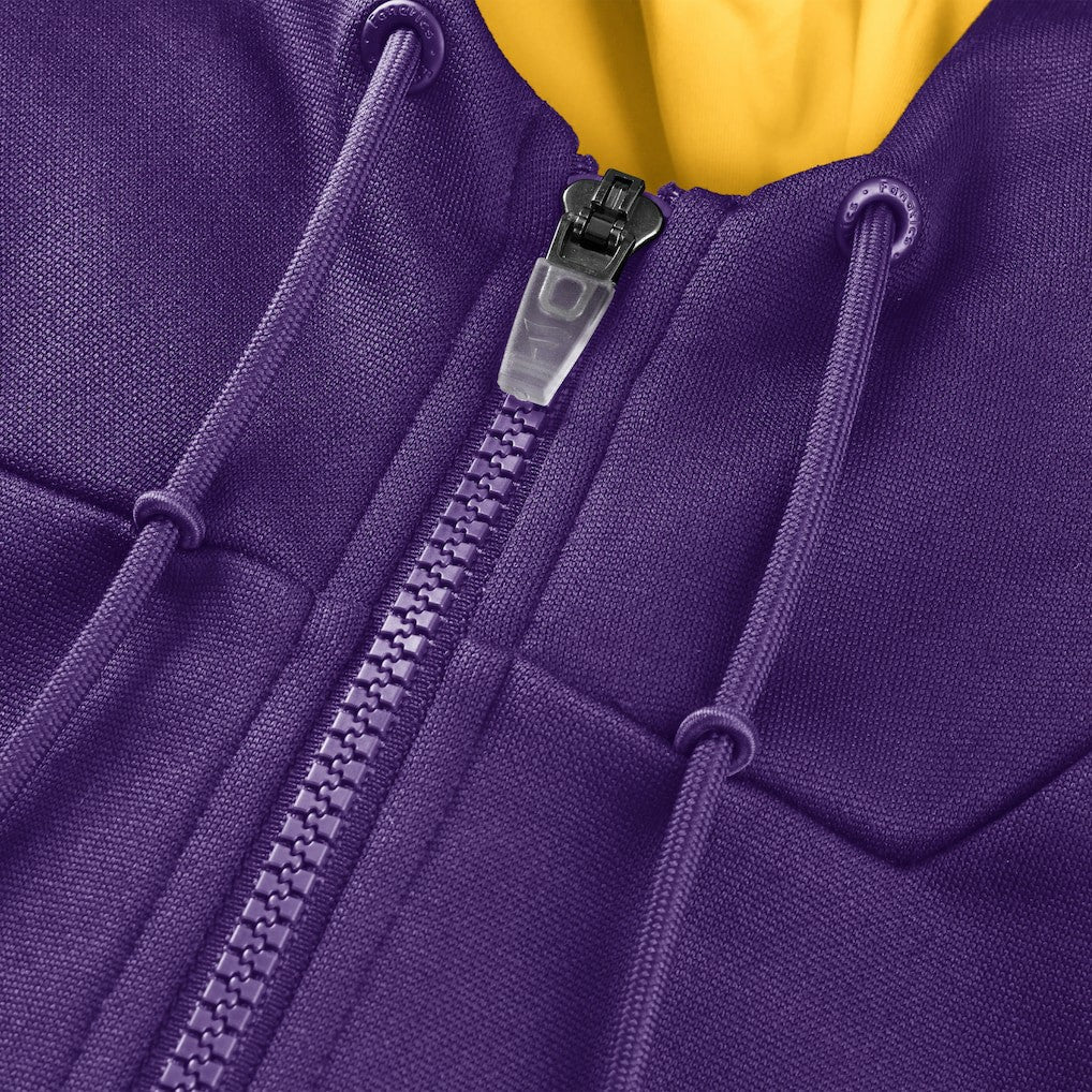 Minnesota Vikings Checkdown Pass Full-Zip Hoodie - Purple for sale