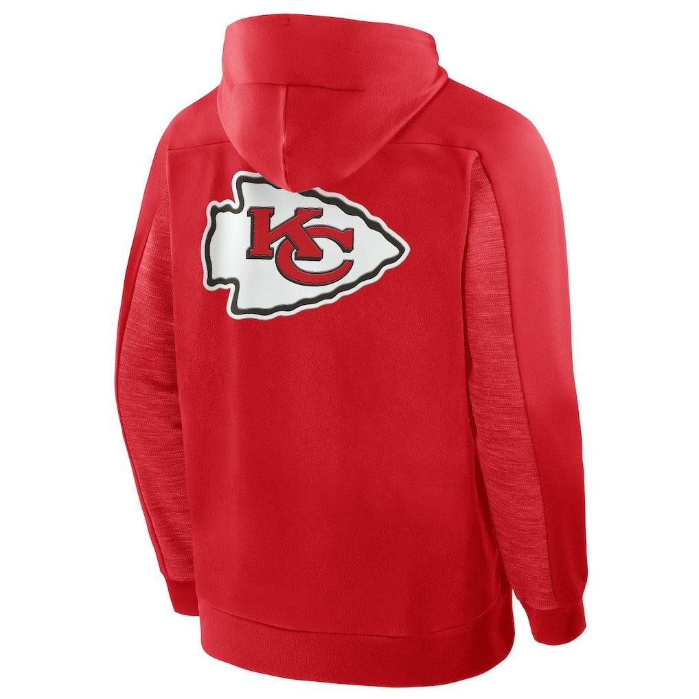 Kansas City Chiefs Checkdown Pass Full-Zip Hoodie - Red outlet
