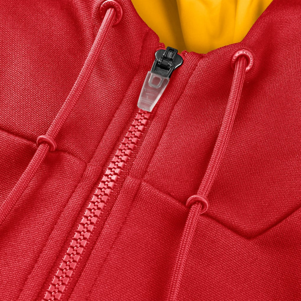 Kansas City Chiefs Checkdown Pass Full-Zip Hoodie - Red outlet