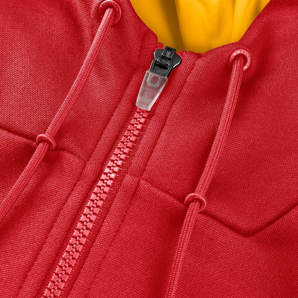 Kansas City Chiefs Checkdown Pass Full-Zip Hoodie - Red outlet