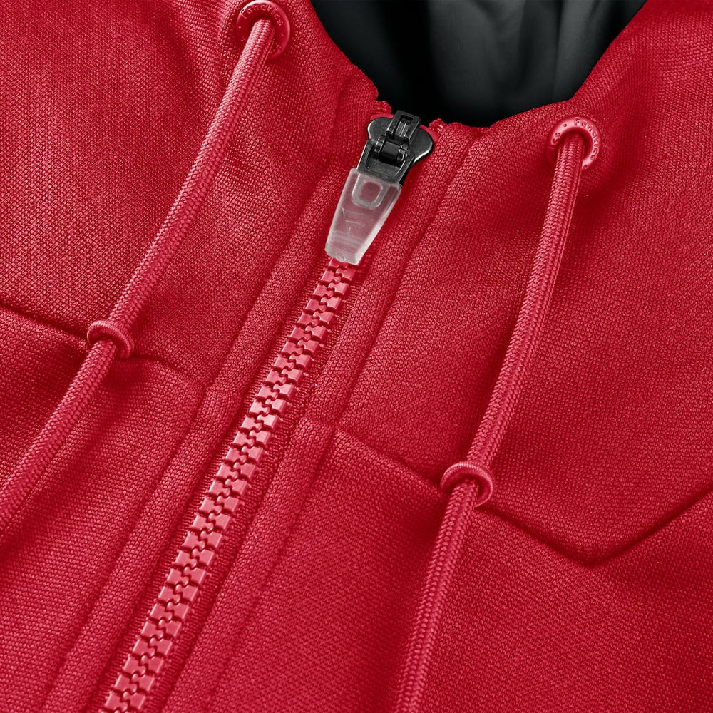 San Francisco 49ers Checkdown Pass Full-Zip Hoodie - Scarlet outlet