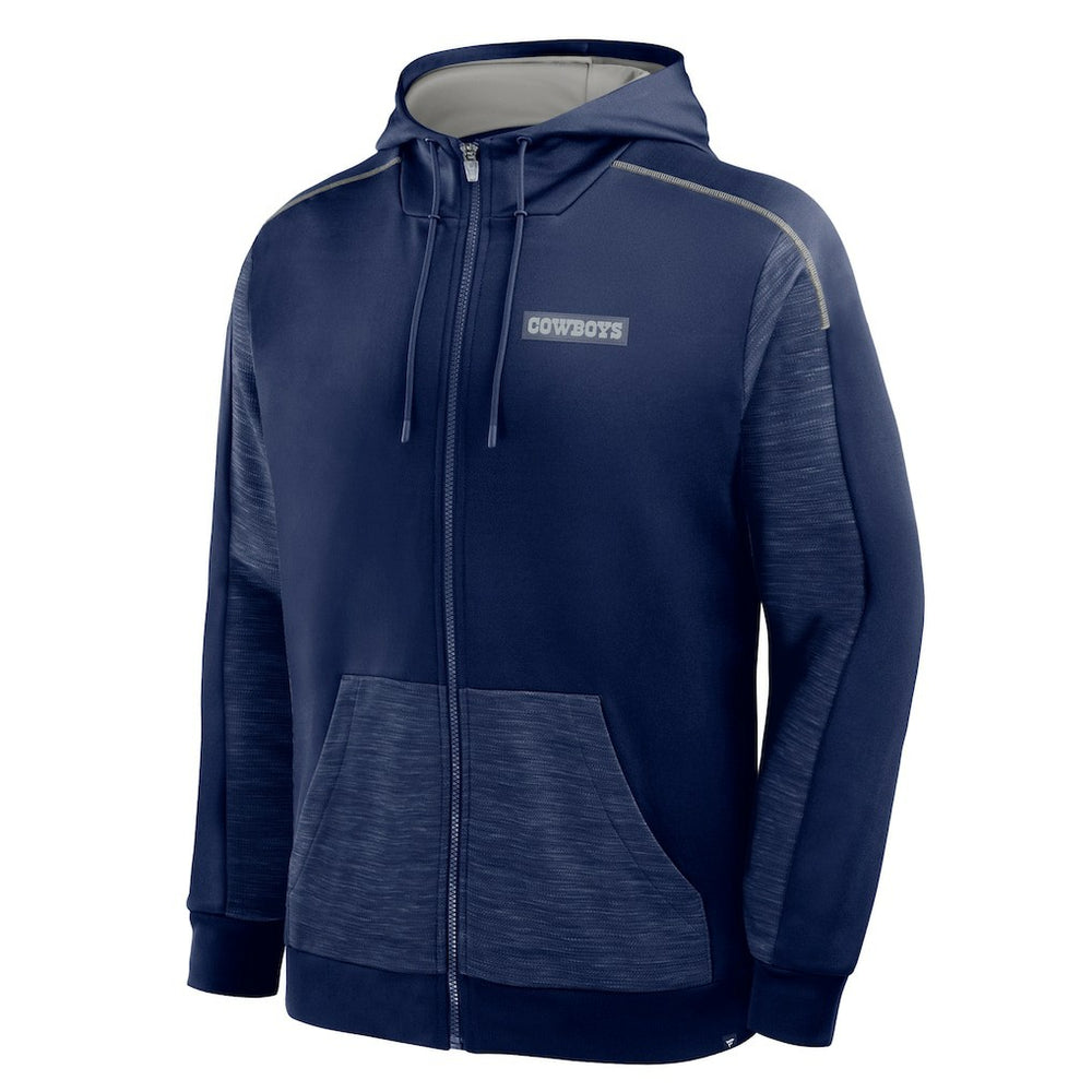 Dallas Cowboys Checkdown Pass Full-Zip Hoodie - Navy cheap