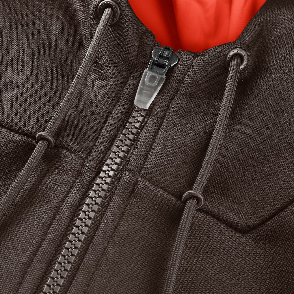 Cleveland Browns Checkdown Pass Full-Zip Hoodie - Brown sale