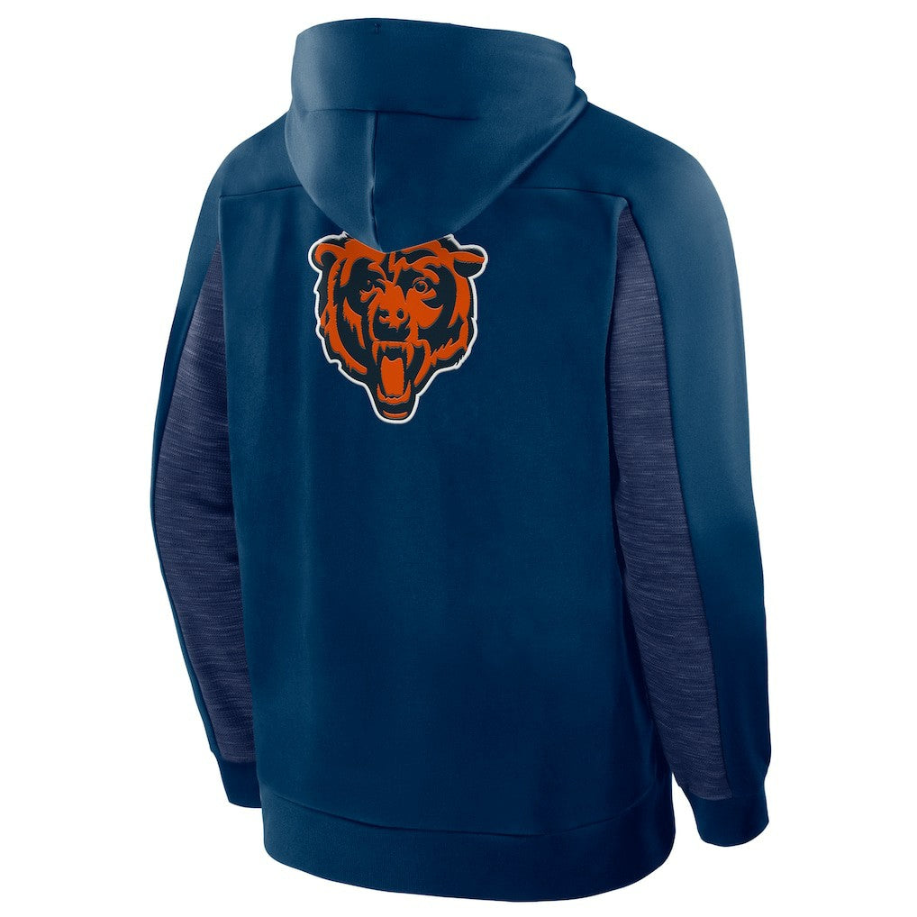 Chicago Bears Checkdown Pass Full-Zip Hoodie - Navy discount