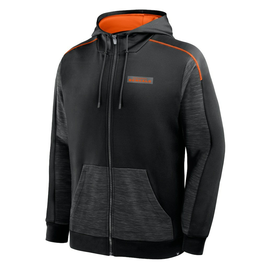 Cincinnati Bengals Checkdown Pass Full-Zip Hoodie - Black outlet