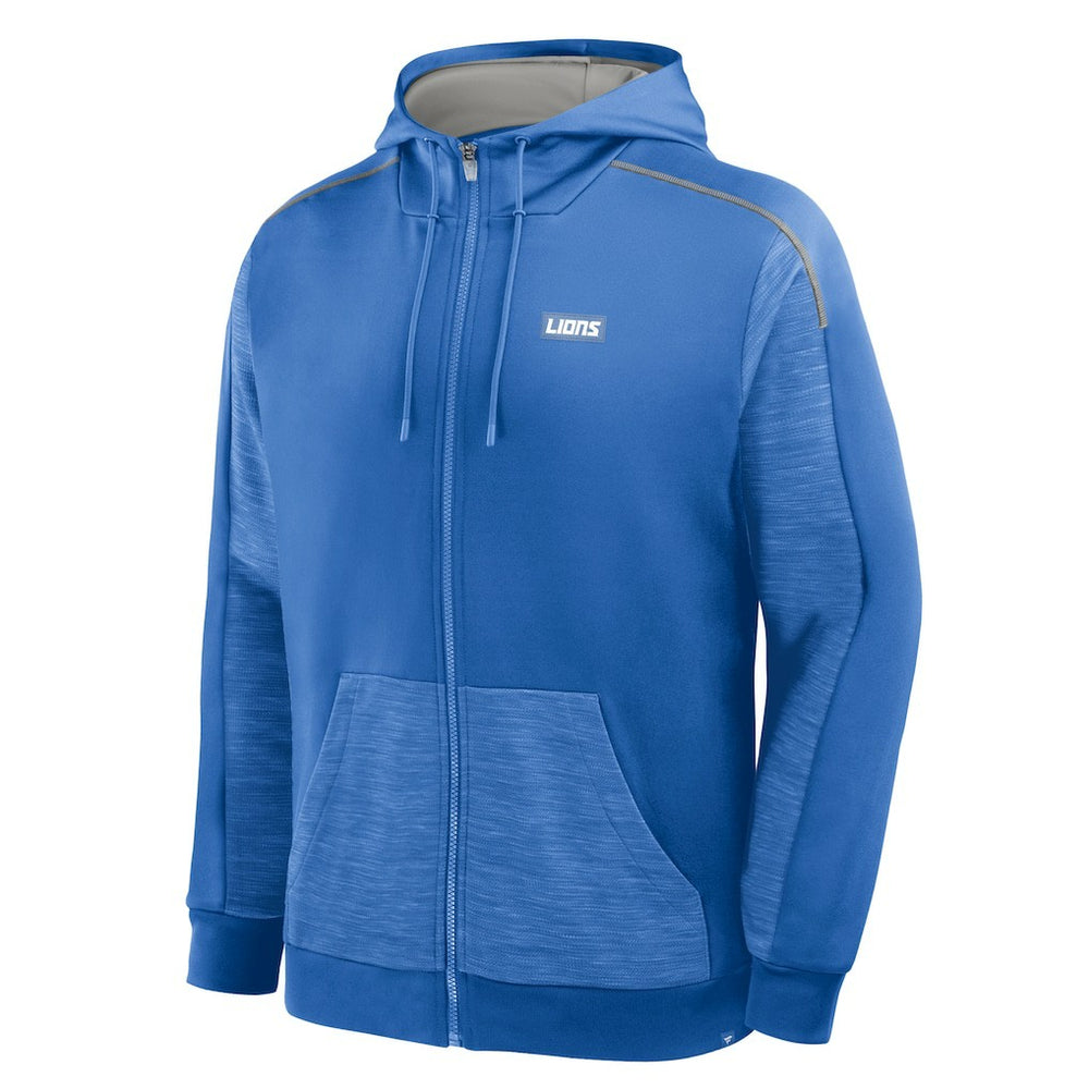 Detroit Lions Checkdown Pass Full-Zip Hoodie - Blue discount
