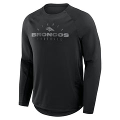 Denver Broncos Coverage Scheme Long Sleeve T-Shirt - Black discount