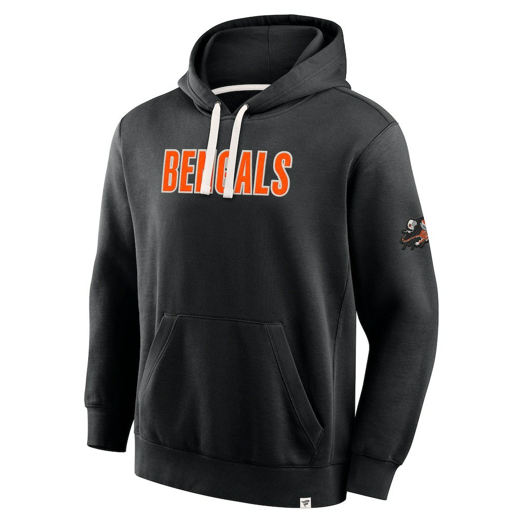Cincinnati Bengals New Horizons Heritage Pullover Hoodie - Black on sale