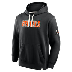 Cincinnati Bengals New Horizons Heritage Pullover Hoodie - Black on sale
