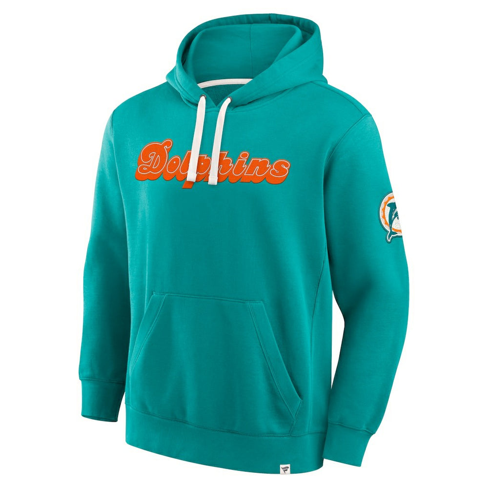 Miami Dolphins New Horizons Heritage Pullover Hoodie - Aqua online