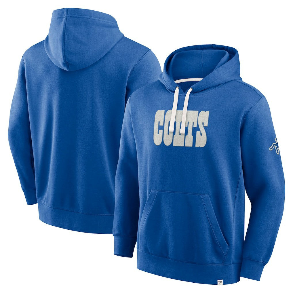Indianapolis Colts New Horizons Heritage Pullover Hoodie - Royal discount