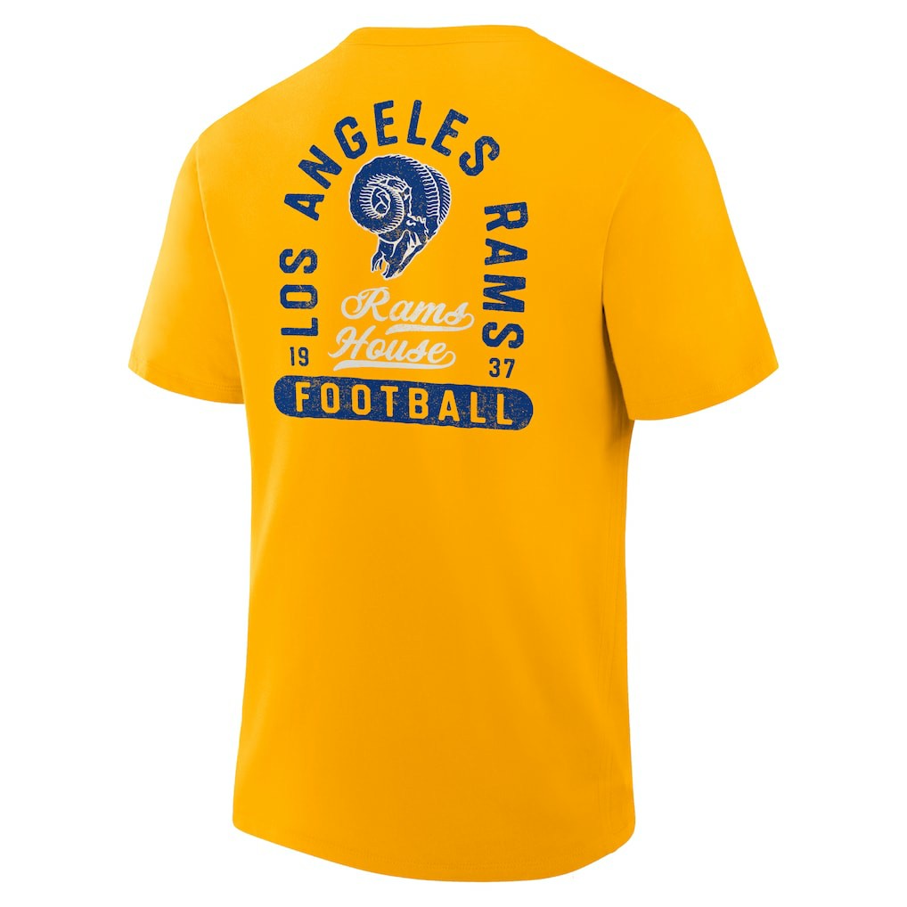 Los Angeles Rams Fluid Motion Legacy T-Shirt - Gold sale