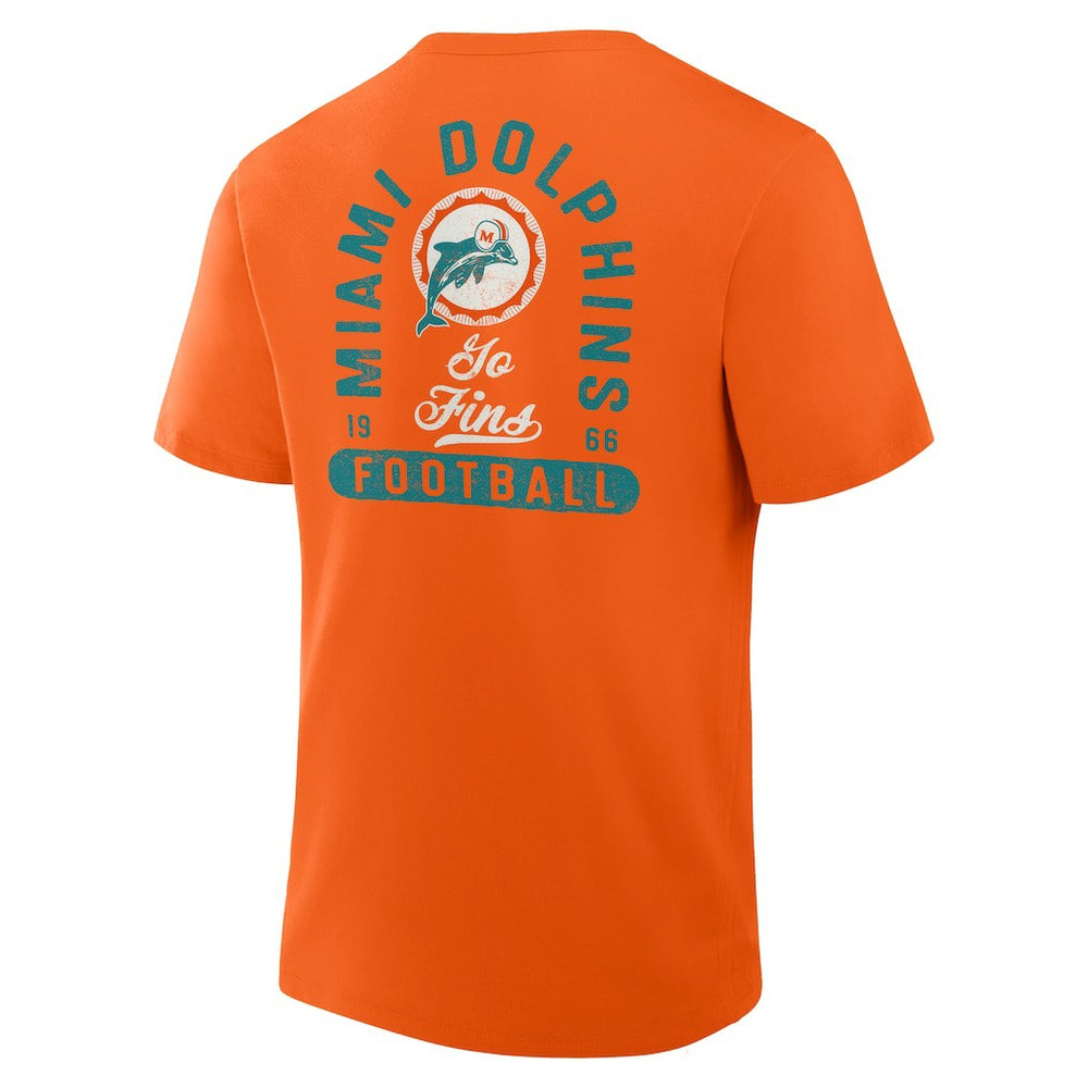 Miami Dolphins Fluid Motion Legacy T-Shirt - Orange discount