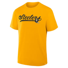 Pittsburgh Steelers Fluid Motion Legacy T-Shirt - Gold on sale