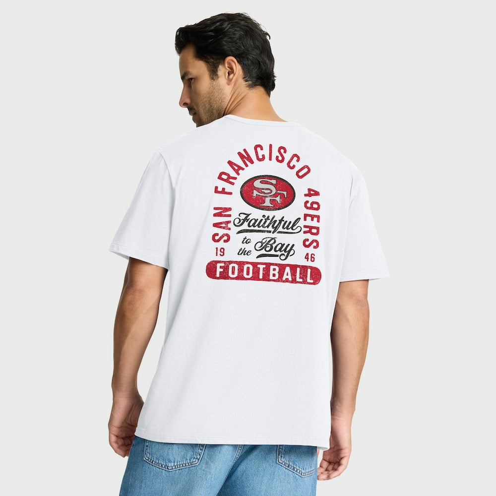 San Francisco 49ers Fluid Motion Legacy T-Shirt - White on sale