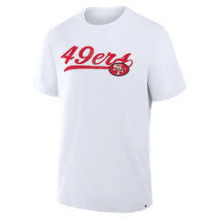 San Francisco 49ers Fluid Motion Legacy T-Shirt - White on sale