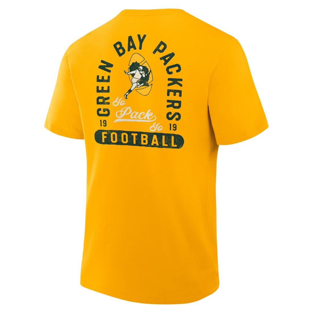 Green Bay Packers Fluid Motion Legacy T-Shirt - Gold outlet