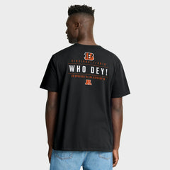 Cincinnati Bengals Passing Pocket Legacy T-Shirt - Black cheap