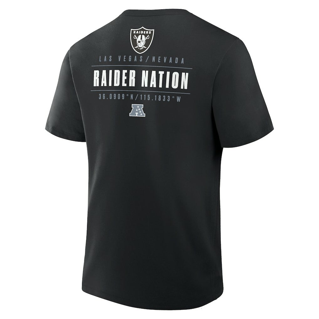 Las Vegas Raiders Passing Pocket Legacy T-Shirt - Black for sale
