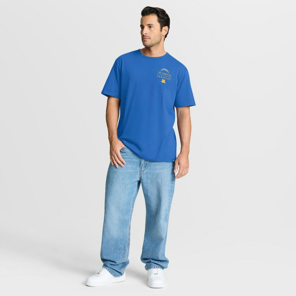 Los Angeles Chargers Passing Pocket Legacy T-Shirt - Powder Blue discount
